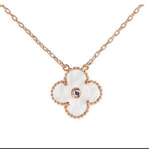 Clover Necklace, 18K gold plated clover necklace